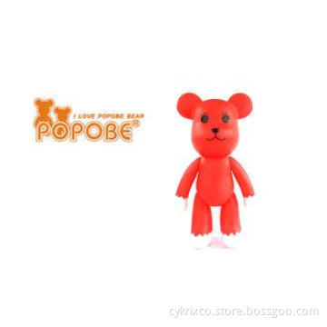 Red 5 Inch POPOBE Personalized Bear Gifts Phone Holder Offi